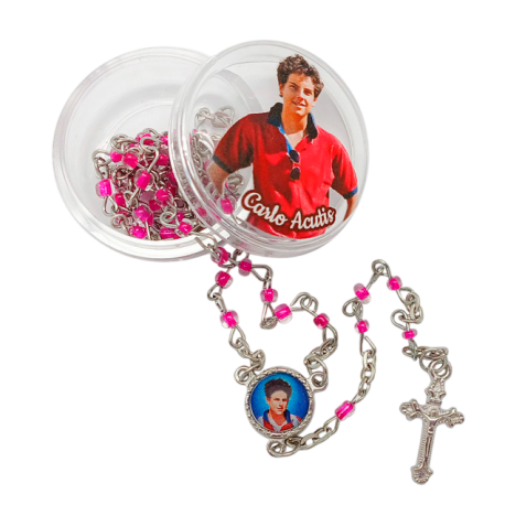 CARLOS ACUTIS ROSARIO MINI CAJA 