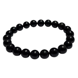 AZABACHE 8mm BOLA PULSERA