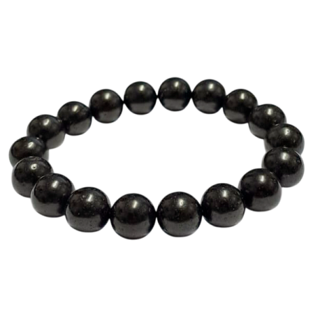 AZABACHE 10mm BOLA PULSERA