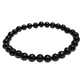 AZABACHE 6mm BOLA PULSERA