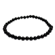 AZABACHE 4mm BOLA PULSERA