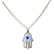 COLGANTE CON CADENA ACERO MANO FATIMA NACAR OJO TURCO 1,5CM
