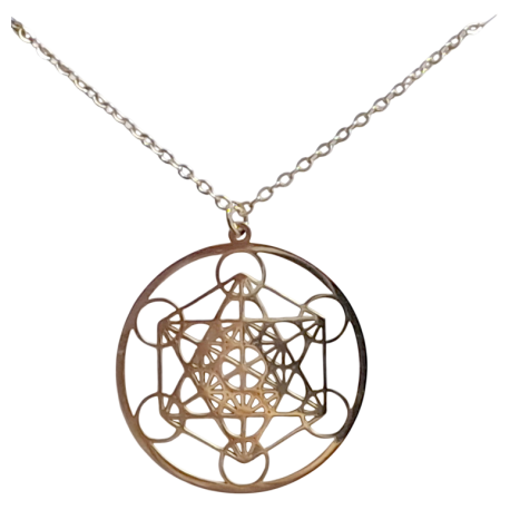 COLGANTE CON CADENA ACERO METATRON 2,5CM