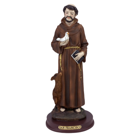 SAN FRANCISCO DE ASIS 9x8x21cm 40233