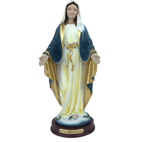 VIRGEN MILAGROSA 9x9x21cm 40232 