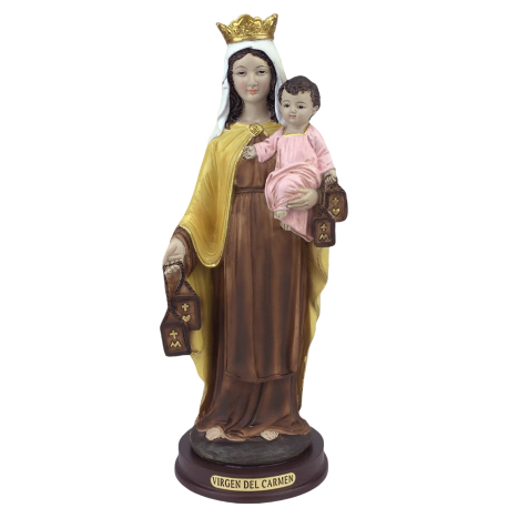 VIRGEN DEL CARMEN 8,50x7,50x21cm 40225