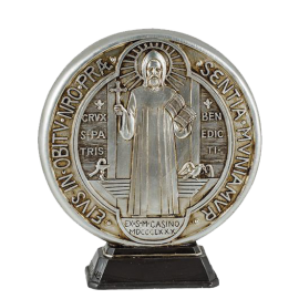 MEDALLA SAN BENITO 18CM BASE-16074