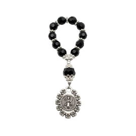 BENITO DECENARIO ROSARIO DEDO CRISTAL NEGRO 03016106