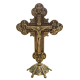 CRUZ METAL APOSTOLES CON BASE 20X13CM 04020218