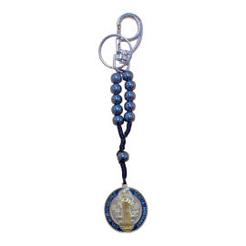 LLAVERO BENITO DENARIO HEMATITE MEDALLA ESMALTADA 06010241