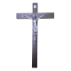 CRUCIFIJO MADERA OSCURA CON CRISTO METAL 25X15cm 04010274
