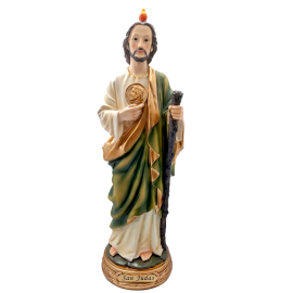 SAN JUDAS 40CM BASE REDONDA DORADA NOMBRE 02030865