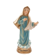 VIRGEN MEDJUGORJE 13CM BASE REDONDA DORADA NOMBRE 02030872