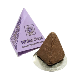 INCIENSO NATURAL PIRAMIDE SALVIA BLANCA