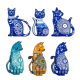 GATO IMAN 7x3CM 37593
