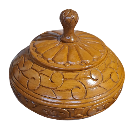 BATEA CHANGO TALLADA 36X28CM APROX