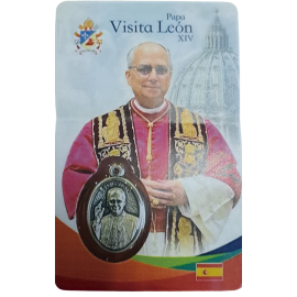 ESTAMPA MEDA PAPA LEON XIV
