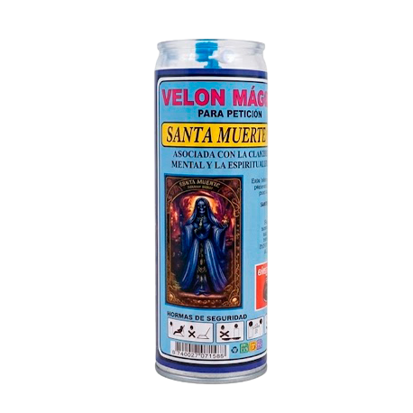 VELON PRO SANTA MUERTE AZUL