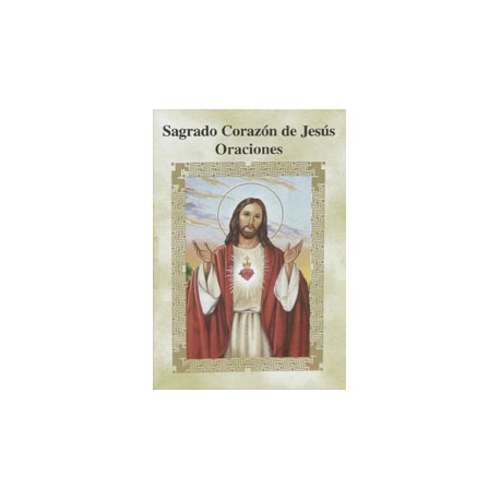 LIBRITO ORACIONES SAGRADO CORAZON DE JESUS 7X5 CM