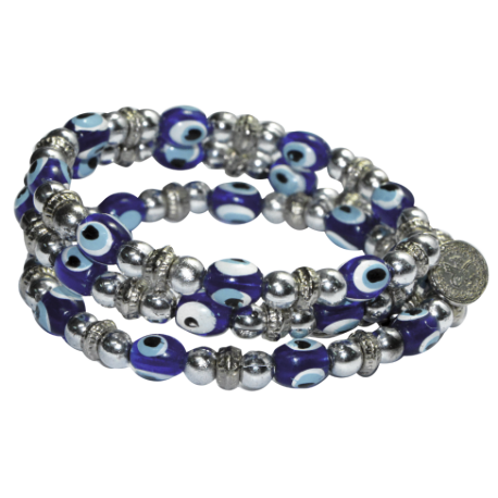 PULSERA TRIPLE OJO TURCO