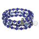 PULSERA TRIPLE OJO TURCO AZUL OSCURO (OT-0083/03)