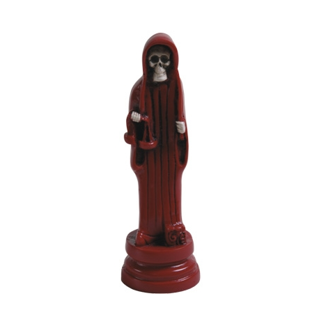 SANTA MUERTE ROJO 14CM APROX.