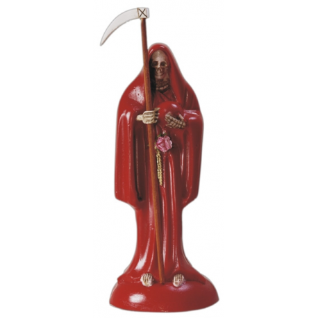 SANTA MUERTE ROJO 25CM APROX.