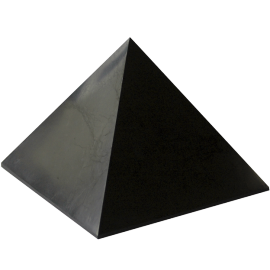 SHUNGIT PIRAMIDE PULIDA 18CM