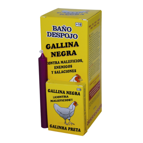 BAÑO GALLINA NEGRA CONTRA MALEFICIOS