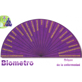 BIOMETRO ORIGEN DE LA ENFERMEDAD 13X8,5CM
