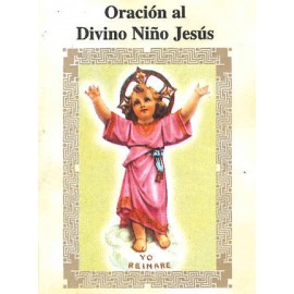 LIBRITO ORACIONES DIVINO NIÑO JESUS 7X5 CM